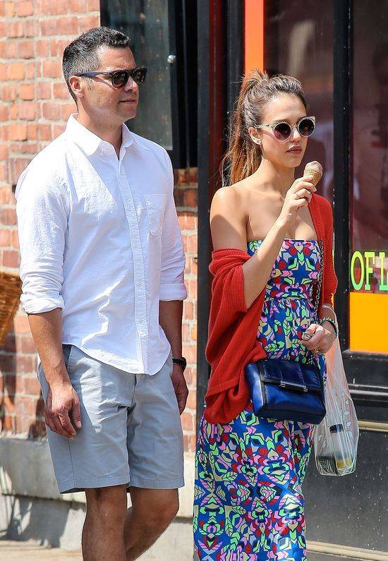 Jessica Alba i Cash Warren w Nowym Jorku