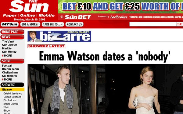 Emma Watson ma tajemniczego faceta