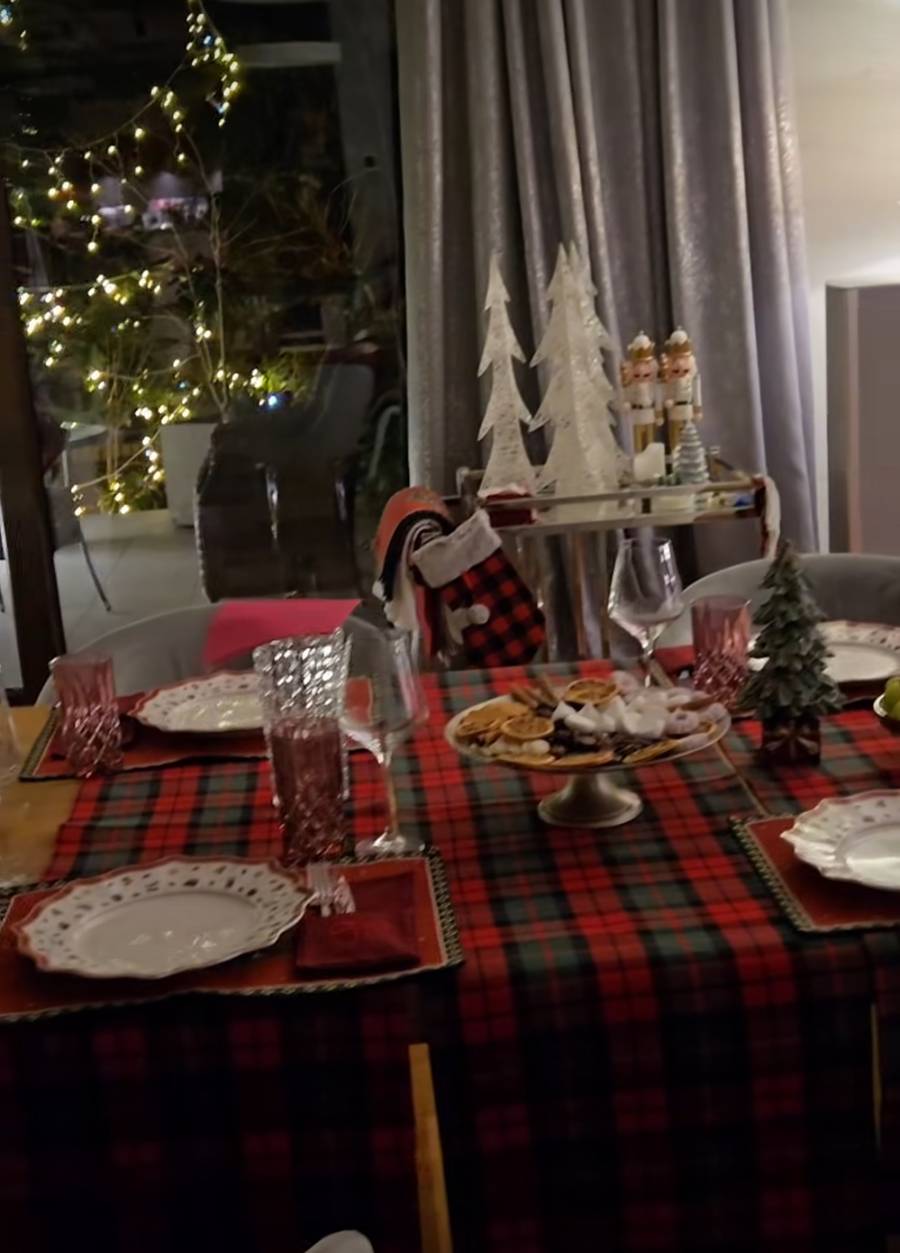 Udekorowana na święta willa rodziców Maty, fot. Instagram