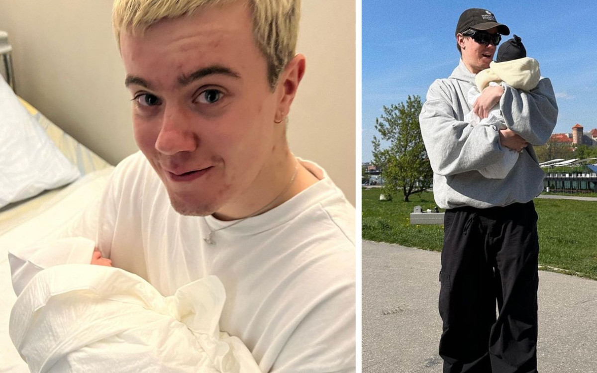 Nowciax po raz pierwszy pokazał twarz dziecka!