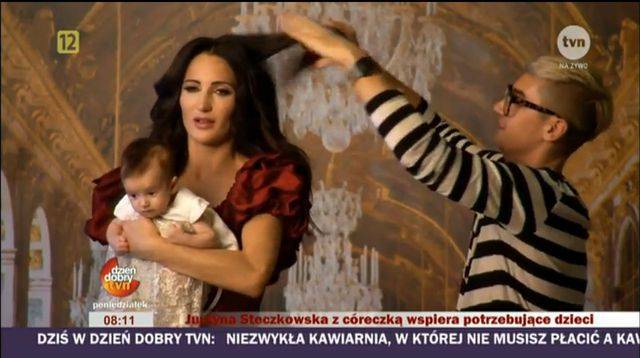 Justyna Steczkowsja i jej córeczka Helenka na okładce Gali