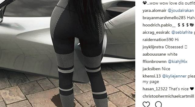 Ewolucja pupy Kylie Jenner