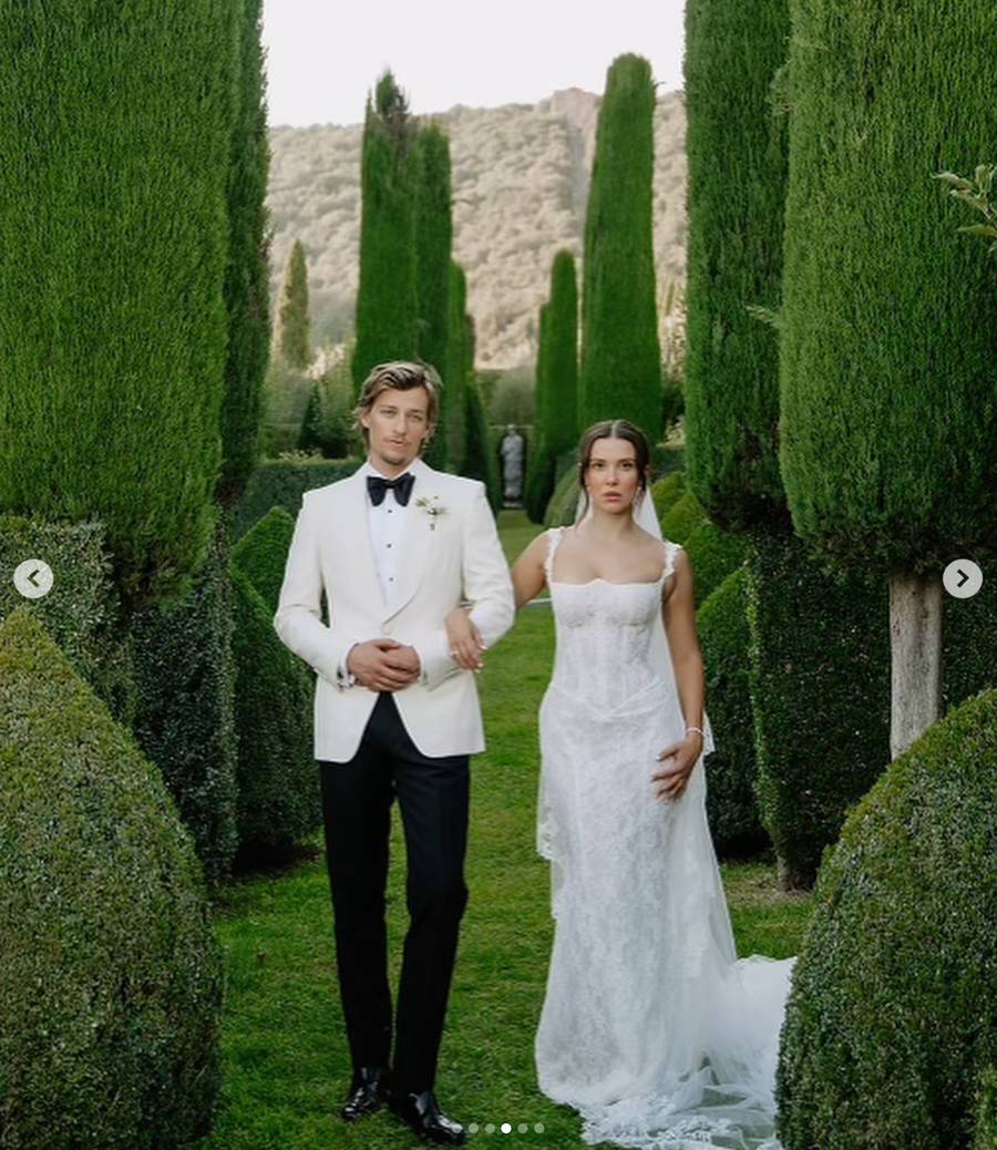Tak wyglądał ślub Millie Bobby Brown i Jake’a Bongioviego! Do sieci trafiły zdjęcia z sekretnej ceremonii w Toskanii (FOTO)