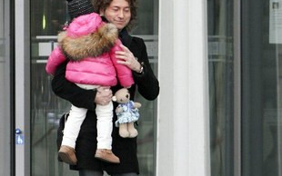 Piotr Rubik to troskliwy tatuś (FOTO)