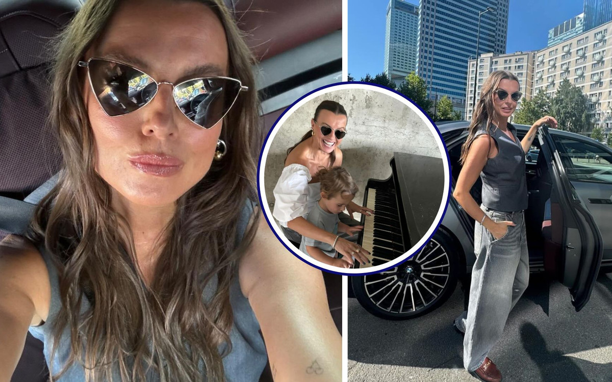 O matko! Jakie cudne włoski ma syn Katarzyny Sokołowskiej