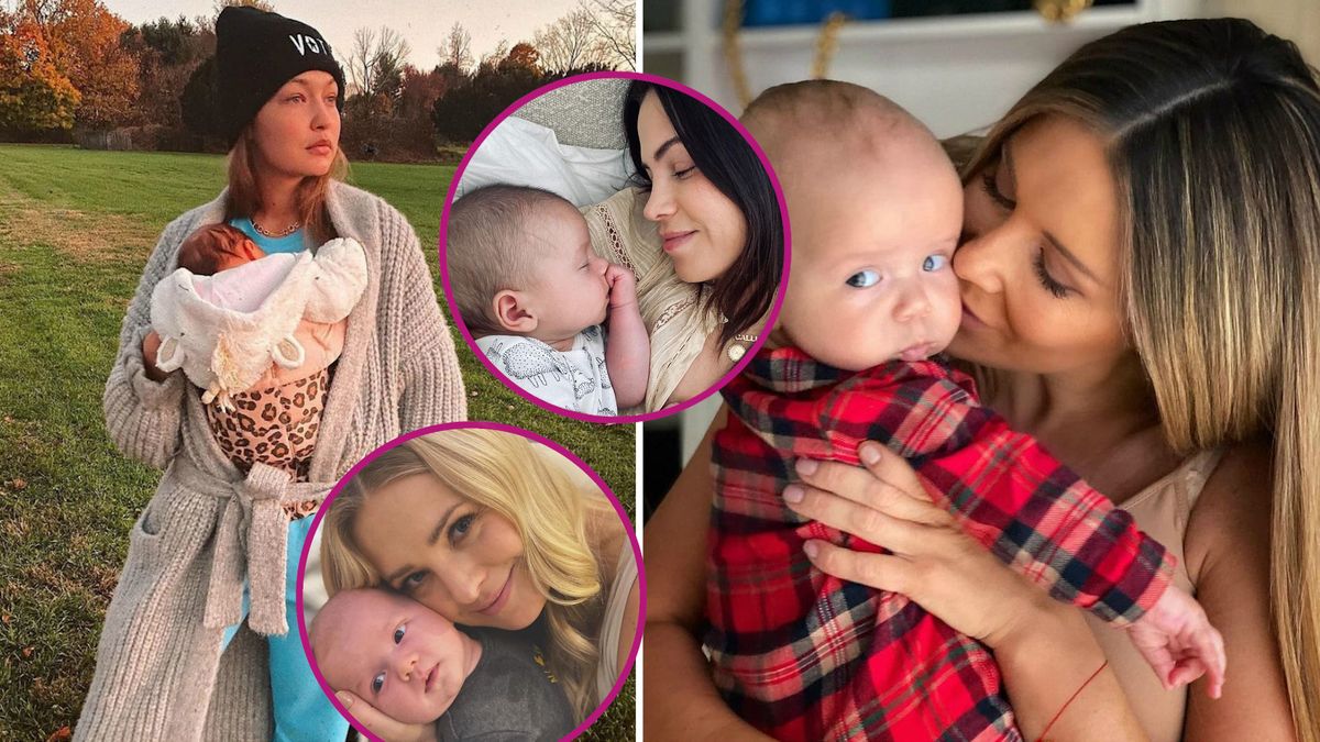 Gwiazdy i celebrytki, które urodziły w 2020 roku/fot. Instagram/gigihadid/m_rozenek/jennadewan/kurdejszatan