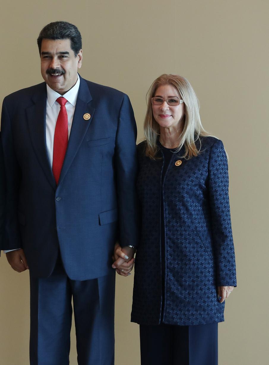 Cilia Flores i Nicolás Maduro, fot. Wikimedia.org