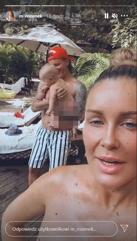 Małgorzata Rozenek pokazała nagiego Henia Majdana