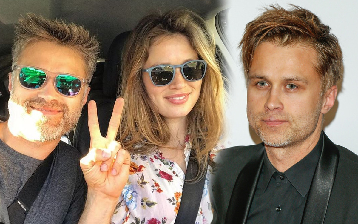 Maciej Zakościelny z Pauliną Wyką na premierze filmu “1800 gramów”