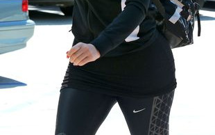 Khloe Kardashian w drodze na siłownię (FOTO)