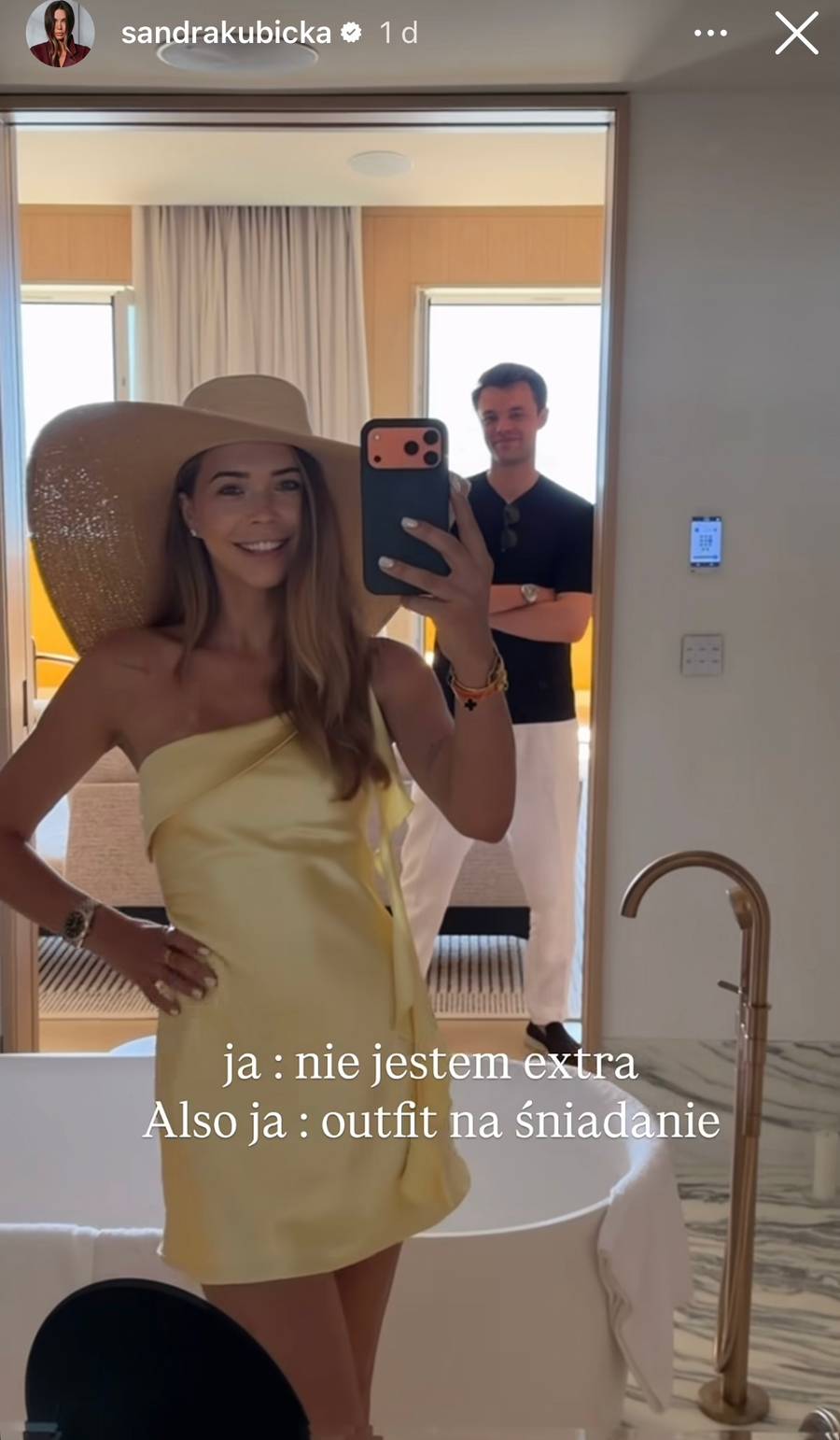 Sandra Kubicka i Adam Zaorski, fot. Instagram