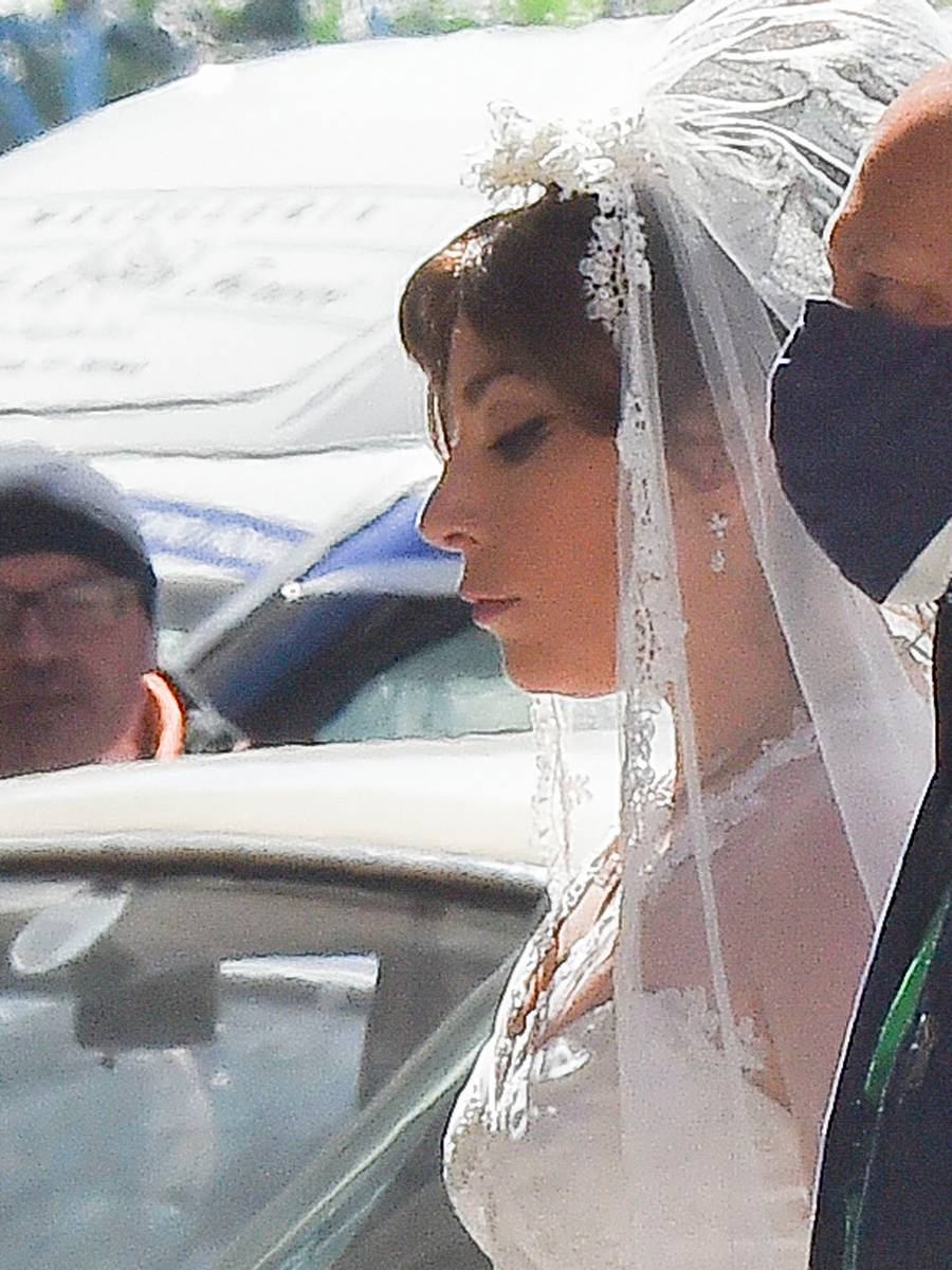 Lady Gaga na planie filmu "House of Gucci"