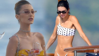 Kendall Jenner w BIKINI na jachcie w Monako