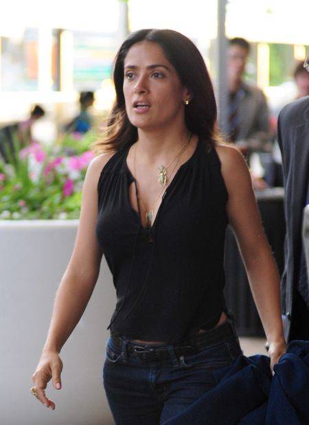 Salma Hayek bez makijażu