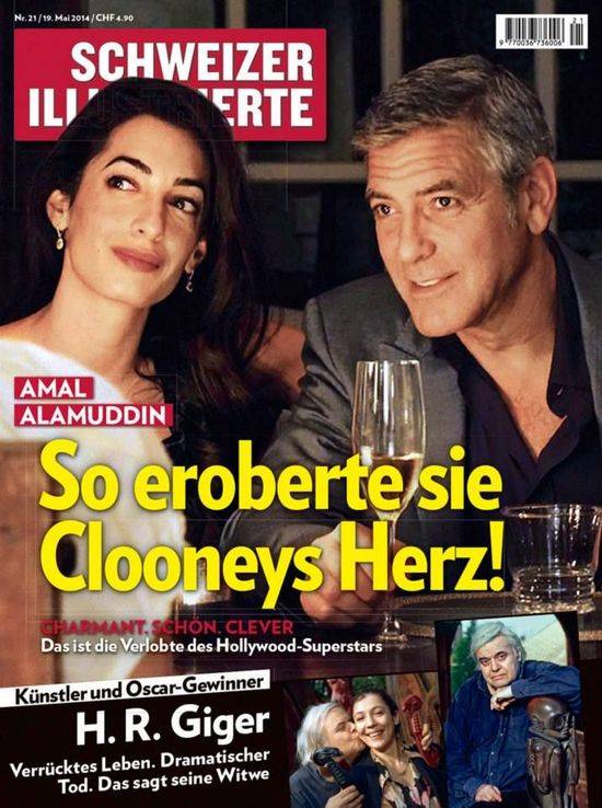 George Clooney i Amal Amaluddin na okładkach