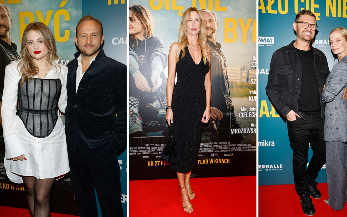 Premiera filmu “Miało Cię nie być”. Borys Szyc z córką. Aktor pęka z dumy