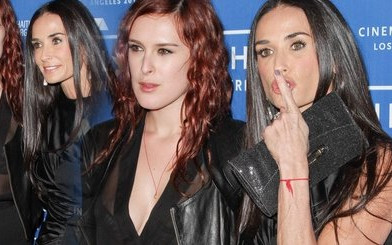 Demi Moore z córką na imprezie charytatywnej (FOTO)