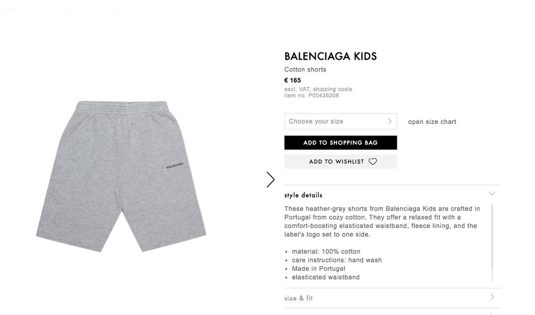 Balenciaga. Screen: www.mytheresa.com