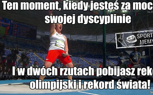 Internauci cieszą się ze złota olimpijskiego Anity Włodarczyk