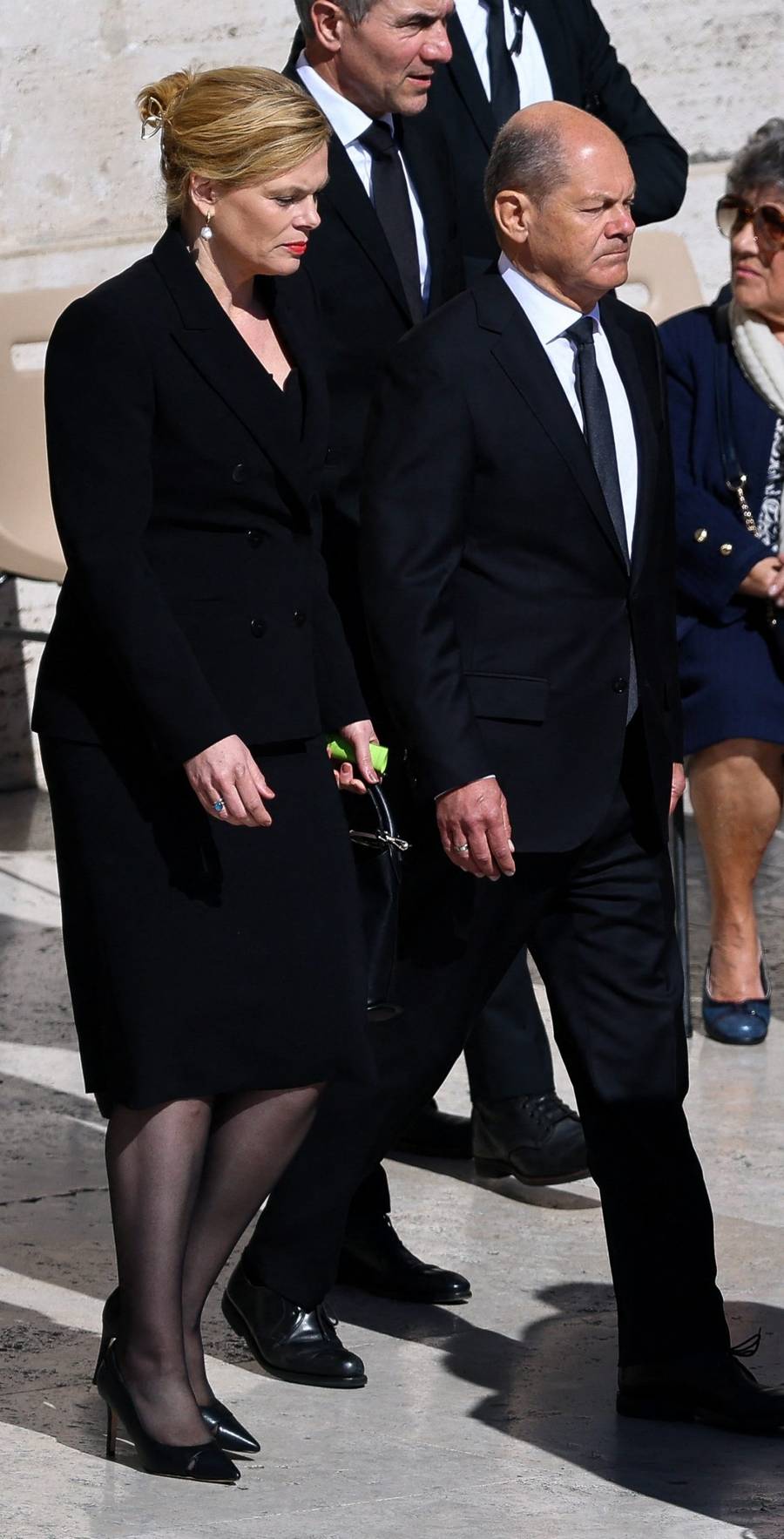 Pogrzeb Papieża Franciszka. Delegacja rządzących: Donald i Melania Trump, Andrzej Duda z żoną…