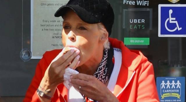 Brigitte Nielsen TAK zachowuje się w restauracji