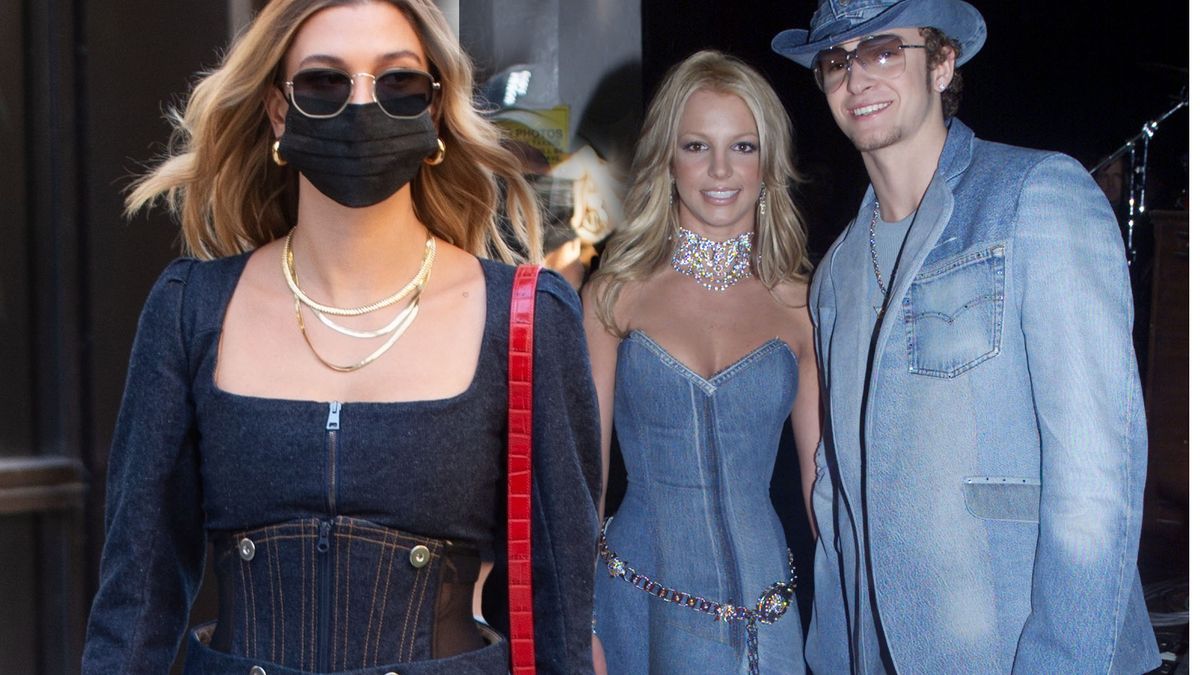 Hailey Bieber Stawia na jeans, fot. Forum