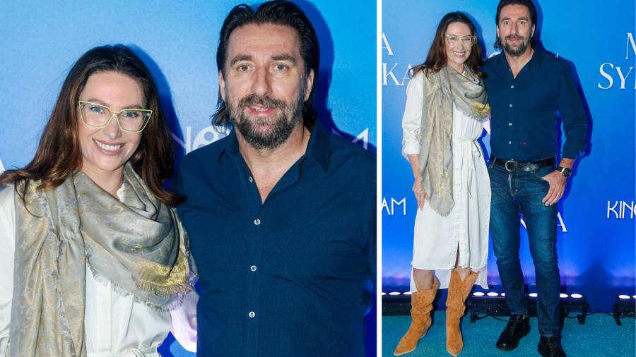 Premiera filmu “Mała Syrenka”. Natalia Kukulska z 18-letnią już córką, Maria Sadowska z 11-letnią Lilą i 8-letnim Iwo