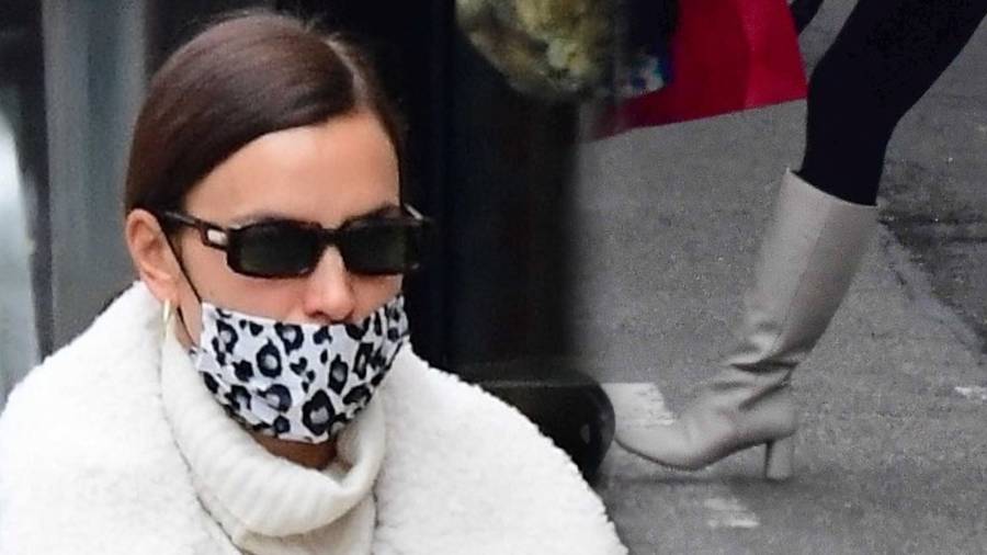 Irina Shayk o poranku spaceruje z córką. Ma na sobie najmodniejszą stylizację sezonu