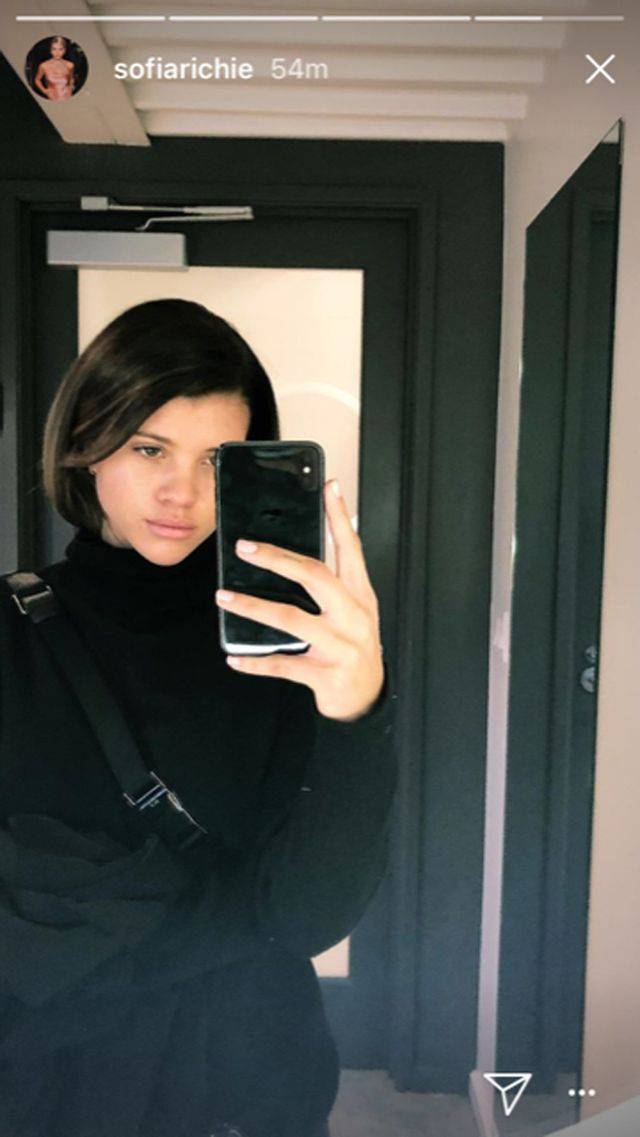 Sofia Richie została brunetką (Instagram)