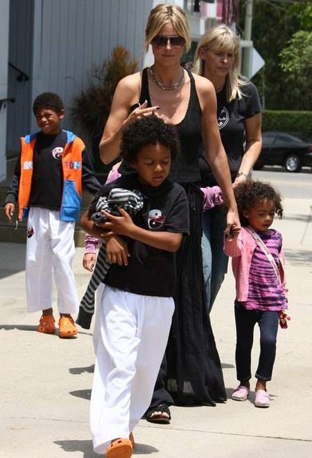 Heidi Klum z dziećmi