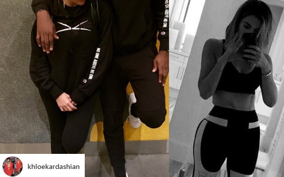 Gdy Khloe Kardashian ćwiczyła, fani zauważyli, że jej brzuch…