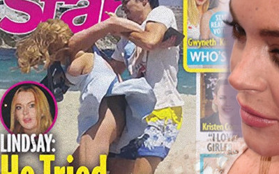 SZARPANINA Lindsay Lohan i jej narzeczonego została uwieczniona na zdjęciu!