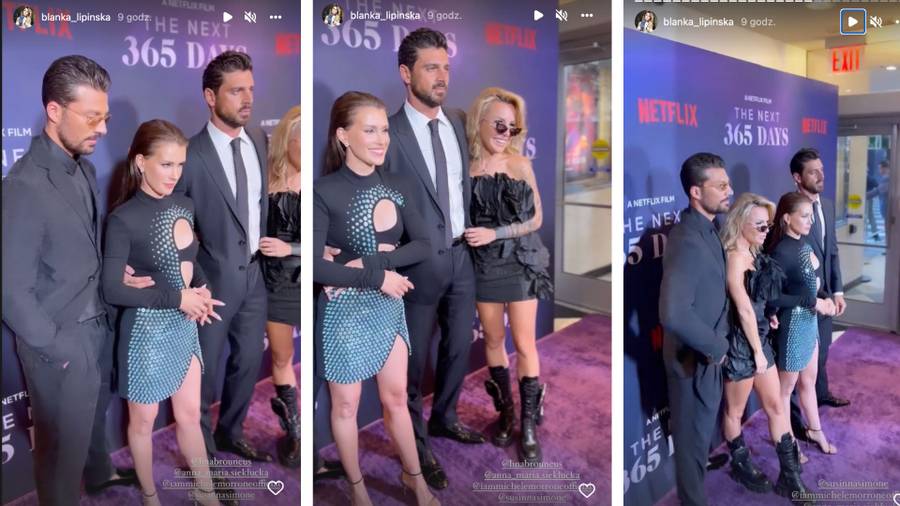 Premiera “365 dni” w Nowym Jorku! Blanka Lipińska zrezygnowała ze szpilek, Michele Morrone tym razem pełna klasa