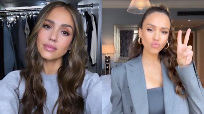 Jessica Alba lansuje szorty, które jeszcze niedawno uznane byłby za modową wpadkę