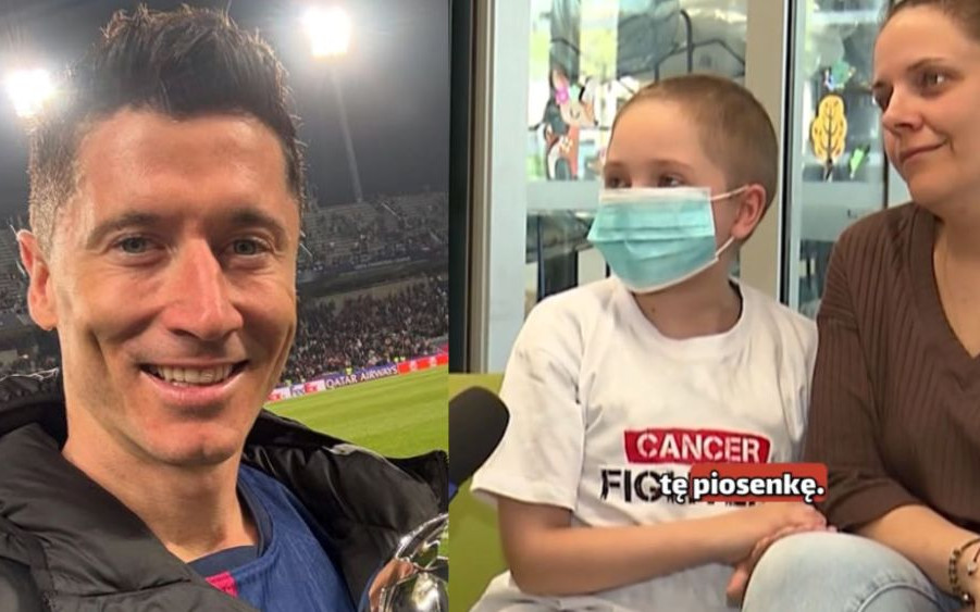 Niesamowity gest Lewego. Robert spełni marzenie małej Mai z dissu na raka