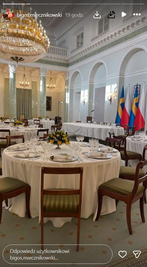 Nawroccy ugościli w Pałacu Prezydenckim szwedzkąrodzinę królewską, fot. Instagram