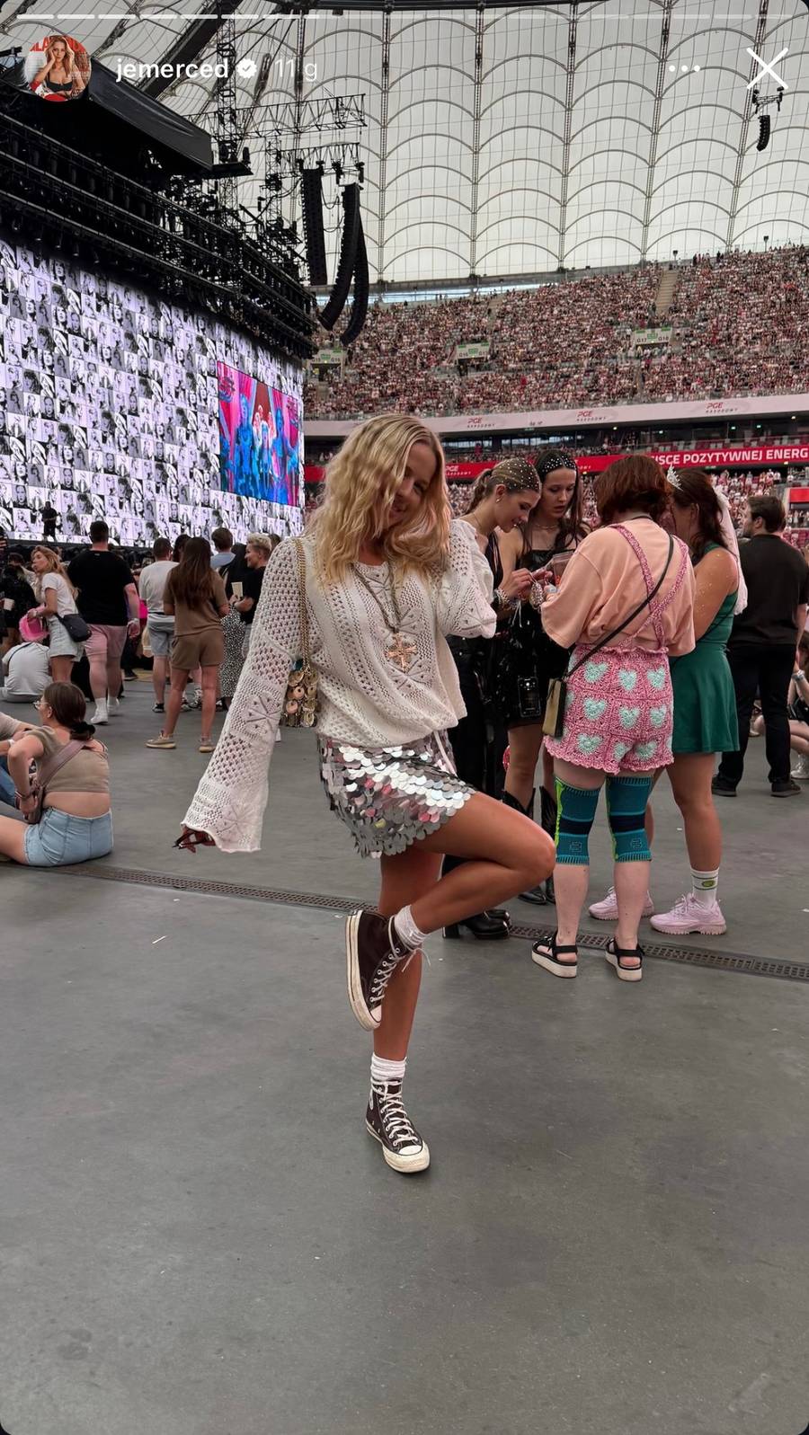 Polskie gwiazdy na drugim koncercie Taylor Swift. Julia Wieniawa, Jessica Mercedes, Agnieszka Hyży… (ZDJĘCIA)