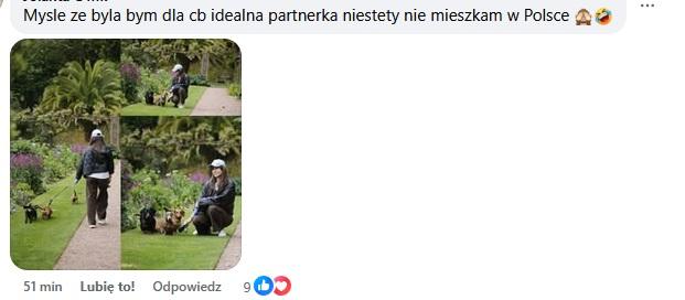 Komentarz na profilu Akopa Szostaka, fot. Facebook