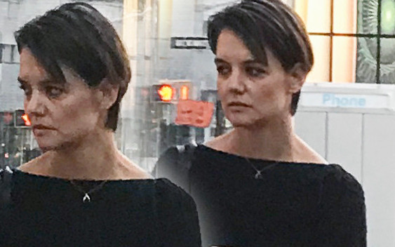 Katie Holmes w nowej fryzurze wygląda… ŹLE? (ZDJĘCIA)