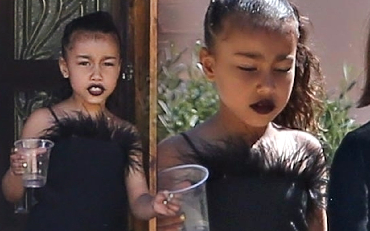 Co myślicie o mocnym makijażu North West?