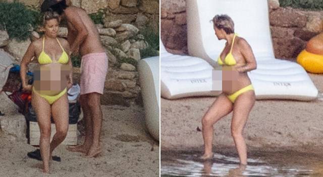 Kate Hudson z ogromnym ciążowym brzuszkiem w Grecji!