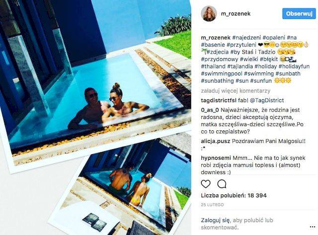 Chwile, kiedy Małgorzata Rozenek na Instagramie posunęła się ZA DALEKO