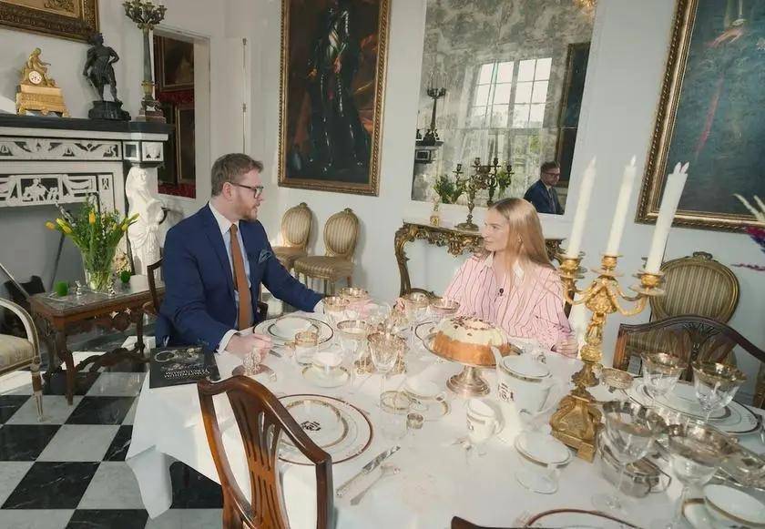 Wielkanoc w pałacu Lubomirskich. Luksus aż wylewa się ze ścian