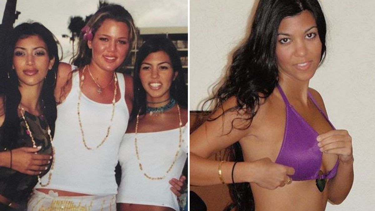 Siostry Kardashian na starych zdjęciach