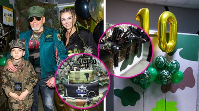 Rutkowscy nie oszczędzają na dziecku. Tak wyglądały 10. urodziny ich syna! (FOTO)