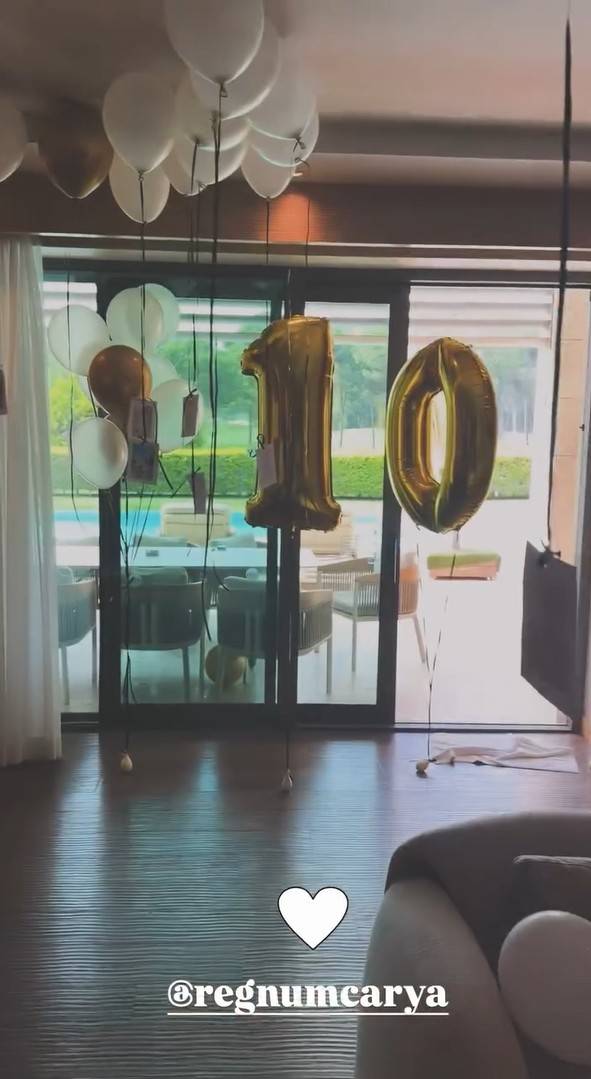 10. rocznica ślubu Wojtka Szczęsnego i Mariny Łuczenko, fot. Instagram