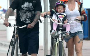 Pink z rodzinką aktywnie spędzają wolny czas (FOTO)