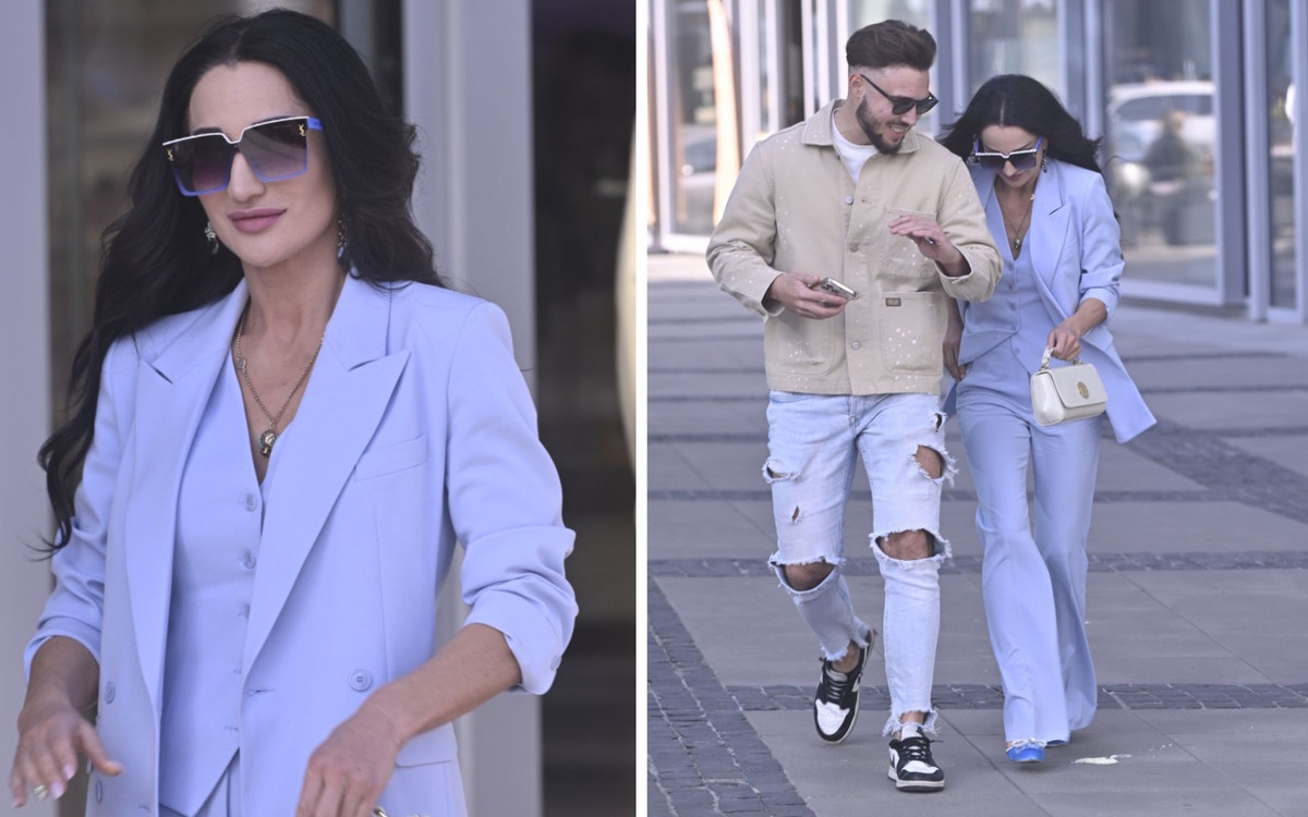 Justyna Steczkowska i Leon Myszkowski mkną na otwarcie sklepu HDREY! Artystka pojawiła się w obłędnej stylizacji (FOTO)