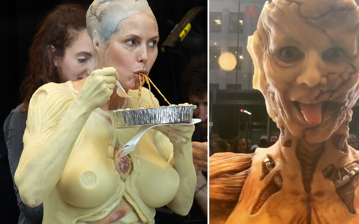 Przerażający kostium halloweenowy Heidi Klum (ZDJĘCIA)