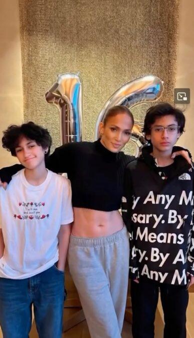 Jennifer Lopez z dziećmi, fot. Instagram